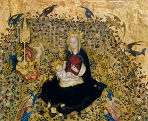 La Madonna del Roseto (detalle), c.1394-1438